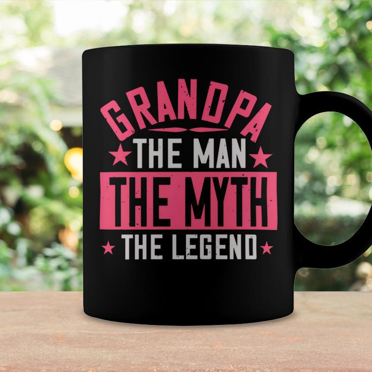 Grandpa The Man Themyth The Legend Papa T-Shirt Fathers Day Gift Coffee Mug Gifts ideas