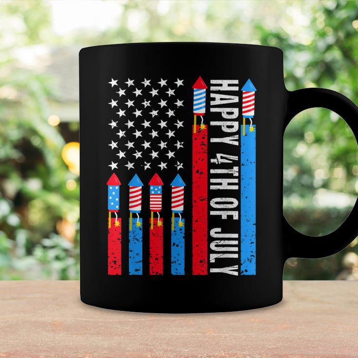 Happy 4Th Of July American Flag Fireworks Patriotic Outfits Coffee Mug Gifts ideas