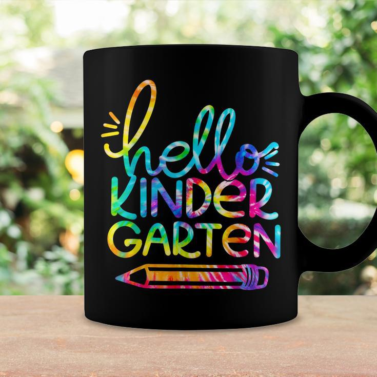 Hello Kindergarten Pencil Back To School Teacher Kid Tie Dye Coffee Mug Gifts ideas