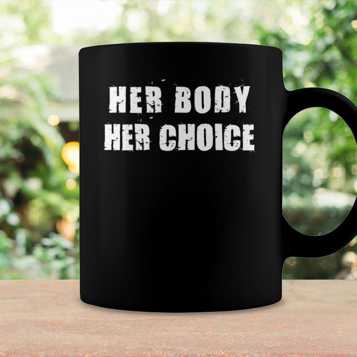 Her Body Her Choice Texas Womens Rights Grunge Distressed Coffee Mug Gifts ideas