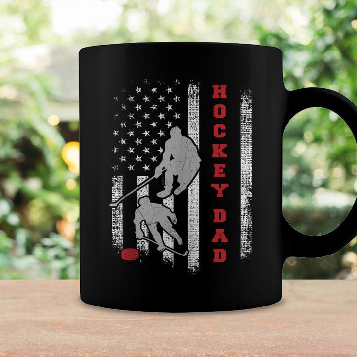 Hockey Dad US American Flag 4Th Of July Gift Coffee Mug Gifts ideas