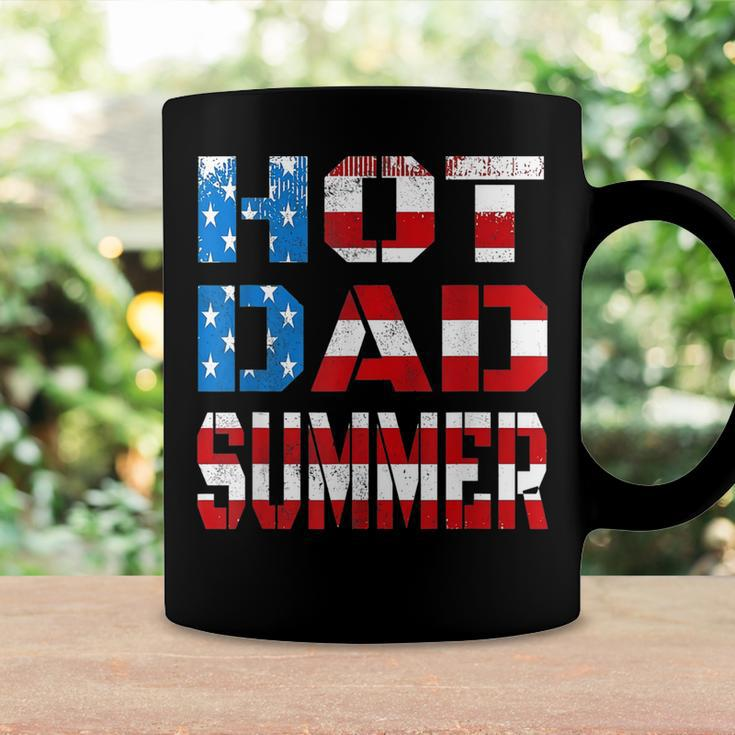 Hot Dad Summer American Flag 4Th Of July Independence Day Coffee Mug Gifts ideas