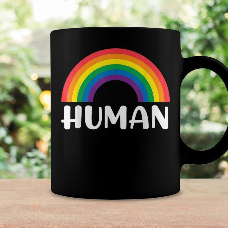 Human Rainbow Lgbt Pride Homo Lesbian Pride Coffee Mug Gifts ideas