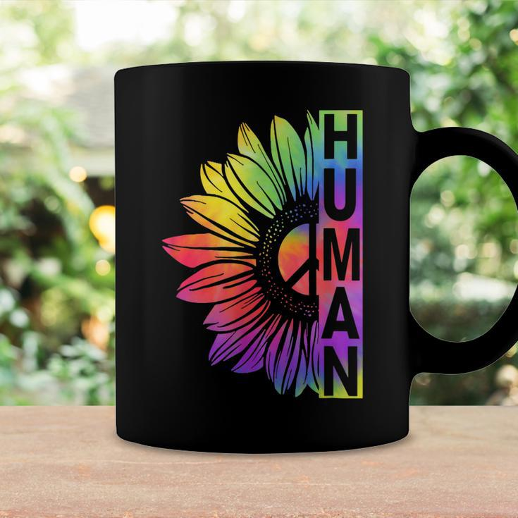 Human Sunflower Lgbt Tie Dye Flag Gay Pride Proud Lgbtq Coffee Mug Gifts ideas