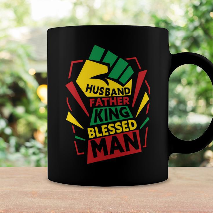 Husband Father King Shirt Blessed Man Black Pride Dad Coffee Mug Gifts ideas