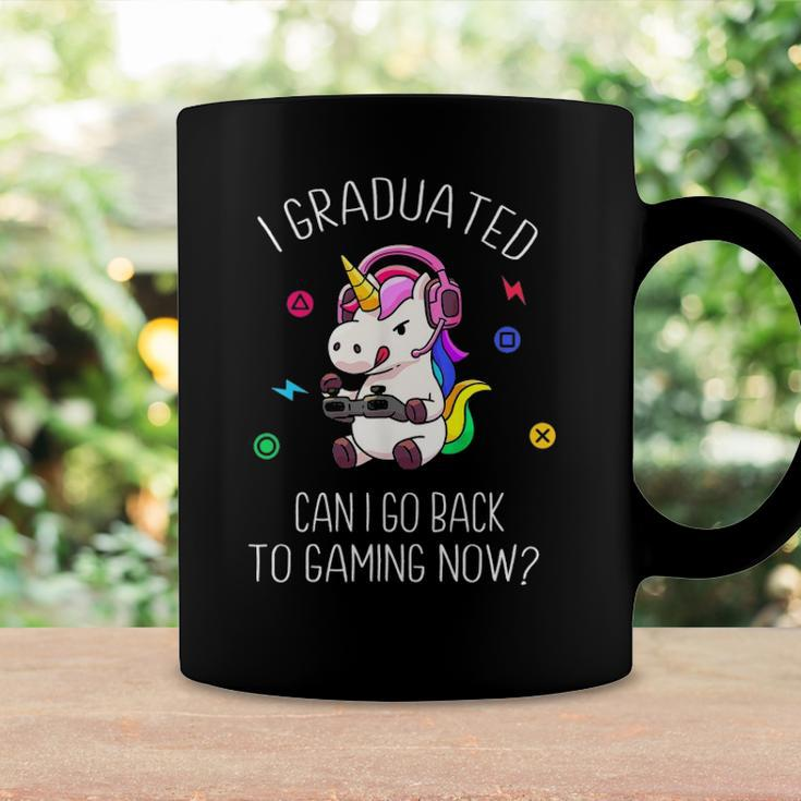 I Graduated Can I Go Back To Gaming Now Unicorn Graduation Coffee Mug Gifts ideas