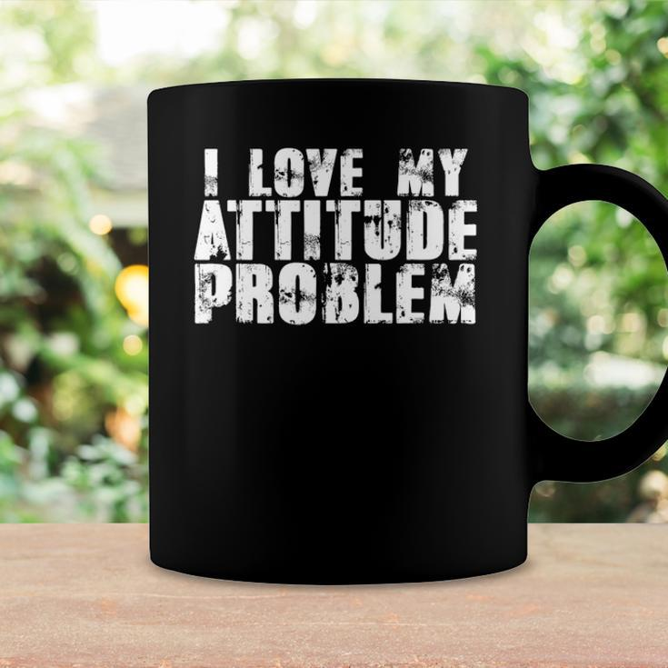 I Love My Attitude Problem Sarcastic Meme Quote Coffee Mug Gifts ideas