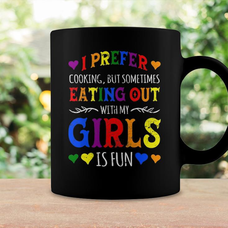 I Prefer Eating Out Girls Lgbtq Lesbian Pride Month Funny Coffee Mug Gifts ideas