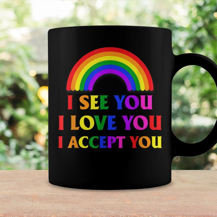 I See I Love You I Accept You - Lgbtq Ally Gay Pride Coffee Mug Gifts ideas