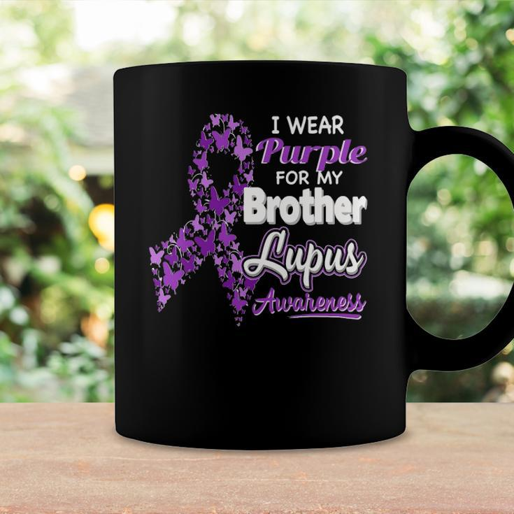 I Wear Purple For My Brother - Lupus Awareness Coffee Mug Gifts ideas