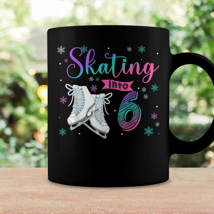 Ice Skating Rolling 6Th Birthday Party Girl Family Matching Coffee Mug Gifts ideas
