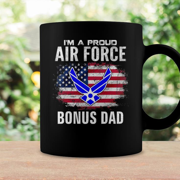 Im A Proud Air Force Bonus Dad With American Flag Veteran Coffee Mug Gifts ideas