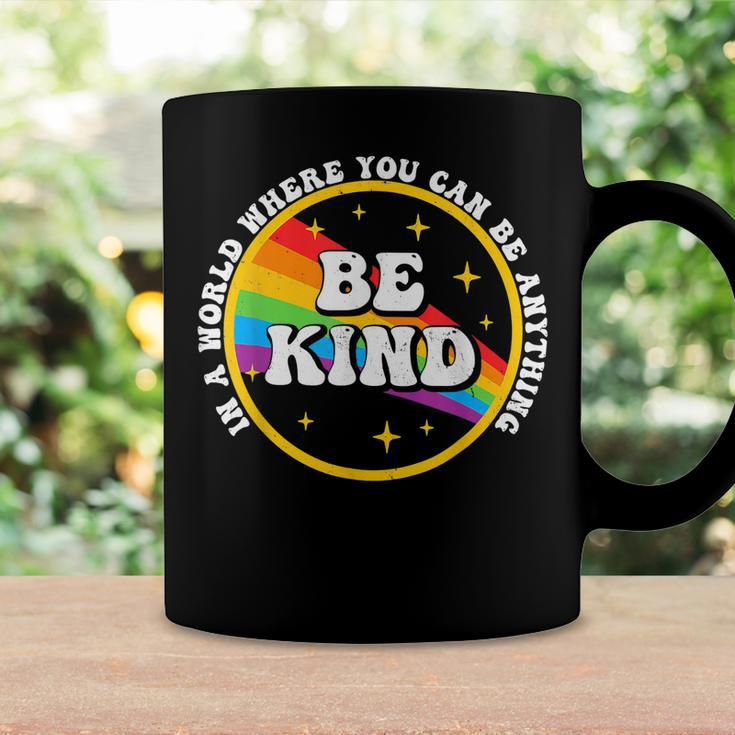 In A World Where You Can Be Anything Be Kind Gay Pride Lgbt Coffee Mug Gifts ideas