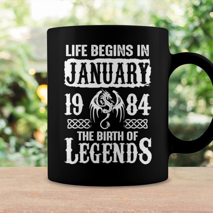 January 1984 Birthday Life Begins In January 1984 Coffee Mug Gifts ideas