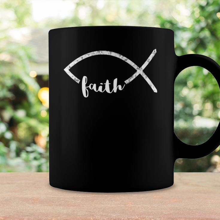 Jesus Fish Ichthy Emblem Christian Faith Symbol Ichthus Coffee Mug Gifts ideas