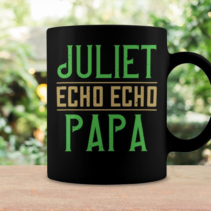 Juliet Echo Echo Papa Papa T-Shirt Fathers Day Gift Coffee Mug Gifts ideas