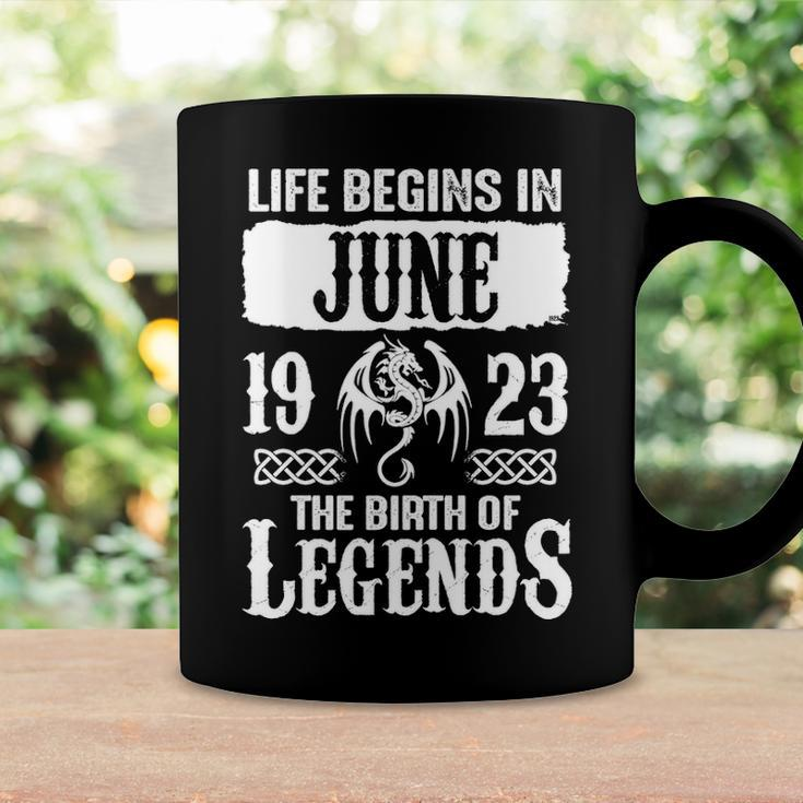 June 1923 Birthday Life Begins In June 1923 Coffee Mug Gifts ideas