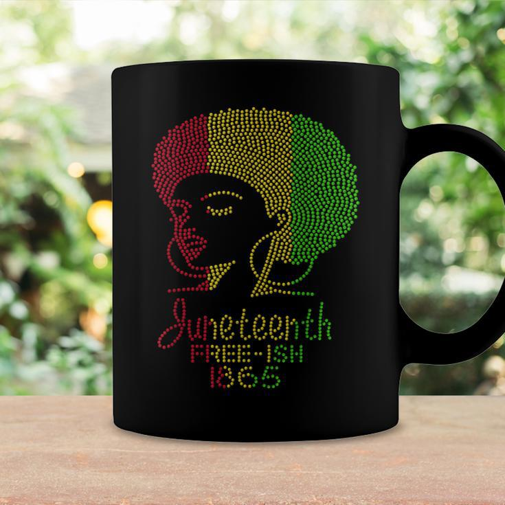 Juneteenth Celebrate 1865 Freedom Day Rhinestone Black Women Coffee Mug Gifts ideas