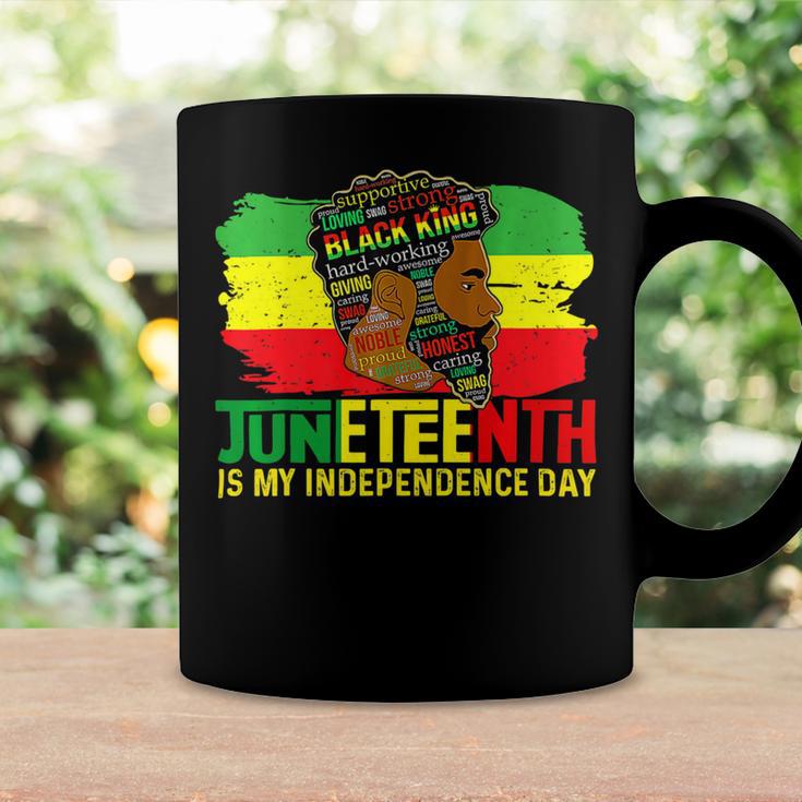 Juneteenth Is My Independence Day Black King Fathers Day Coffee Mug Gifts ideas