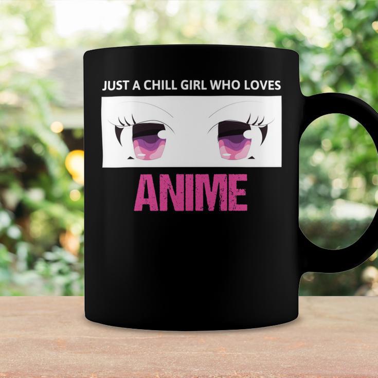 Just A Girl Who Loves Anime Chill Anime Girl Coffee Mug Gifts ideas