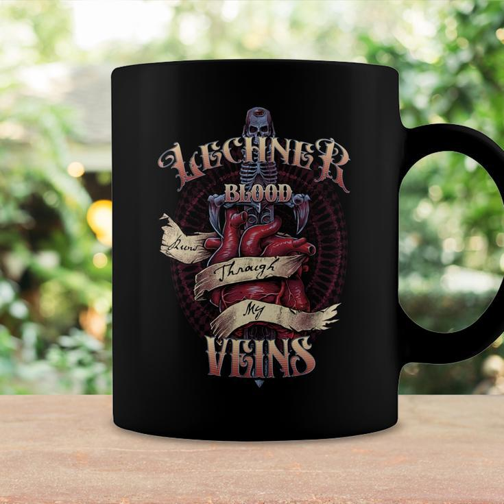 Lechner Blood Runs Through My Veins Name Coffee Mug Gifts ideas