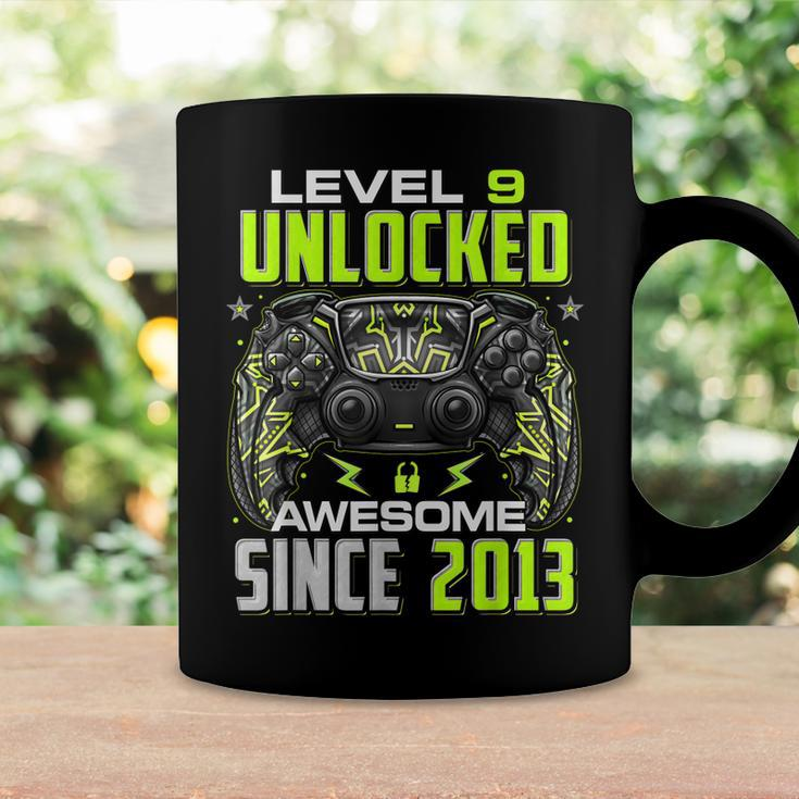 Level 9 Unlocked Awesome Since 2013 9Th Birthday Gaming V8 Coffee Mug Gifts ideas