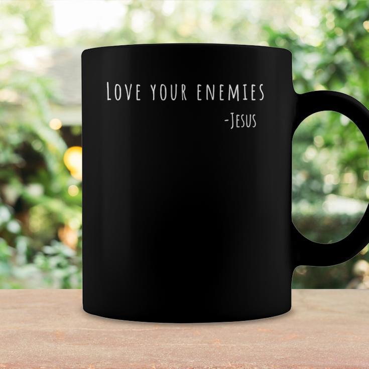 Love Your Enemies Jesus Quote Christian Coffee Mug Gifts ideas