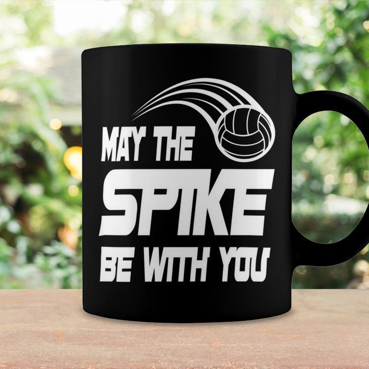 May The Spike Be With You Funny Volleyball Coffee Mug Gifts ideas