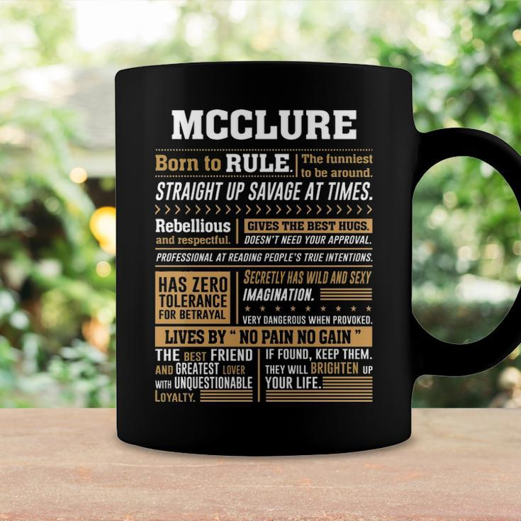 Mcclure Name Gift Mcclure Born To Rule Coffee Mug Gifts ideas