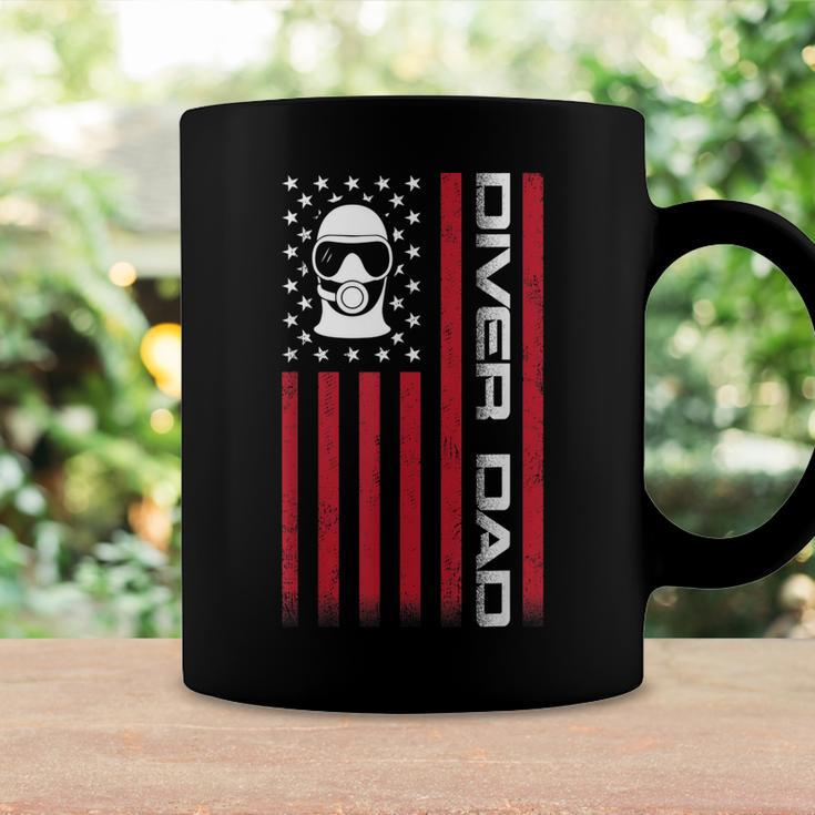 Mens 4Th Of July Us Flag Diver Dad Gift For Fathers Day Coffee Mug Gifts ideas