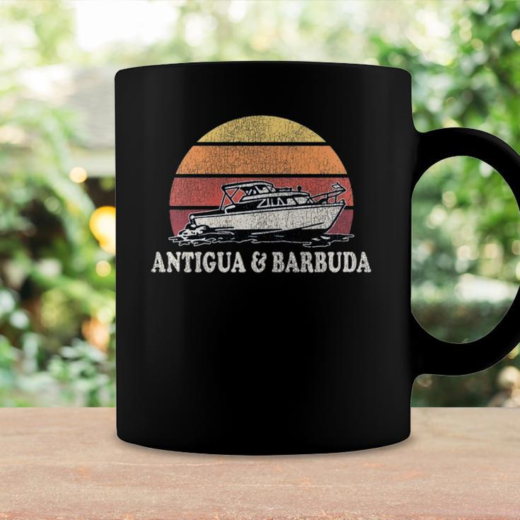 Mens Antigua And Barbuda Vintage Boating 70S Retro Boat Design Coffee Mug Gifts ideas