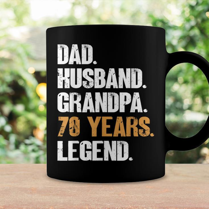 Mens Dad Husband Grandpa 70 Years Legend Birthday 70 Years Old Coffee Mug Gifts ideas