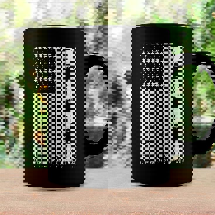 Mens Fathers Day - Best Dad Ever Usa American Flag Coffee Mug Gifts ideas