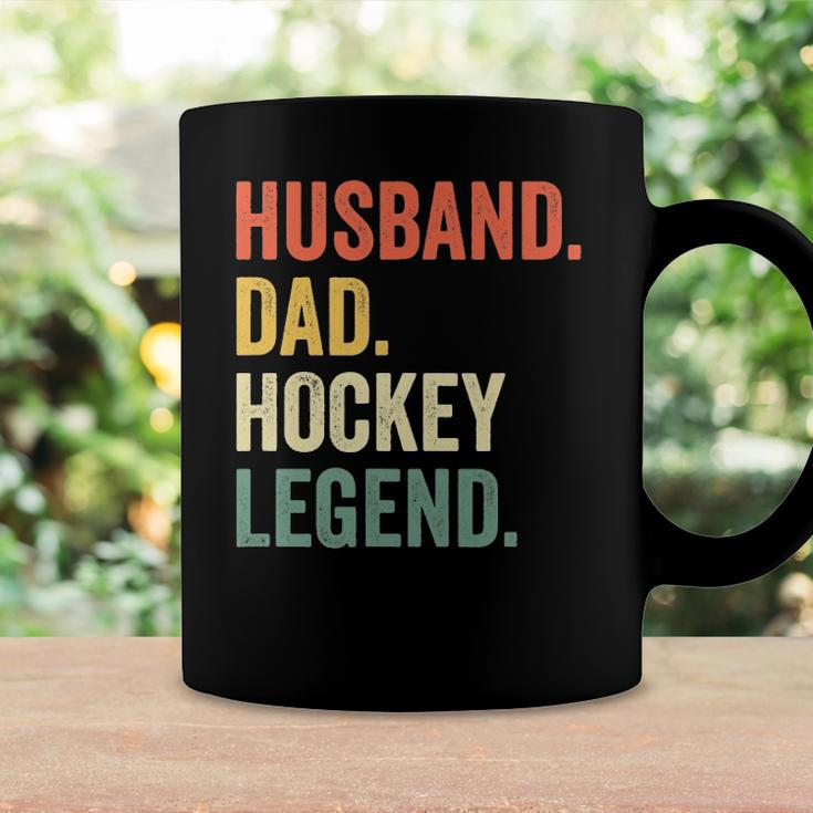 Mens Funny Hockey Player Husband Dad Hockey Legend Vintage Coffee Mug Gifts ideas