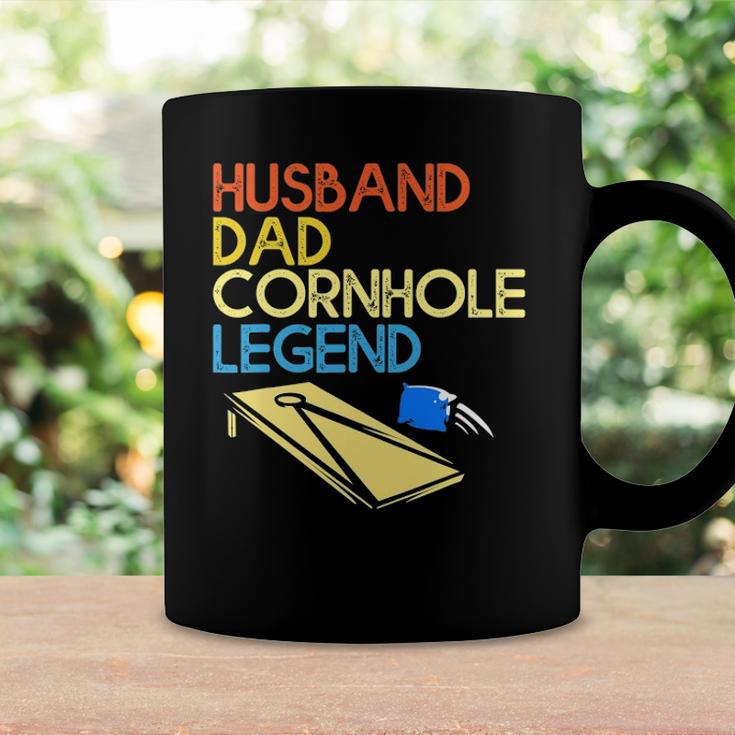 Mens Husband Dad Cornhole Legend Coffee Mug Gifts ideas