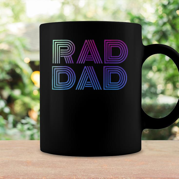 Mens Rad Dad 1980S Retro Fathers Day Coffee Mug Gifts ideas