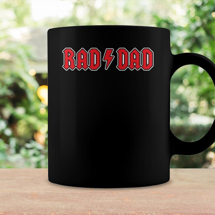 Mens Rad Dad Cool Vintage Rock And Roll Funny Fathers Day Papa Coffee Mug Gifts ideas