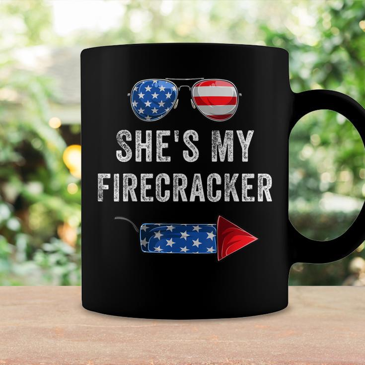 Mens Shes My Firecracker His And Hers 4Th July Matching Couples Coffee Mug Gifts ideas
