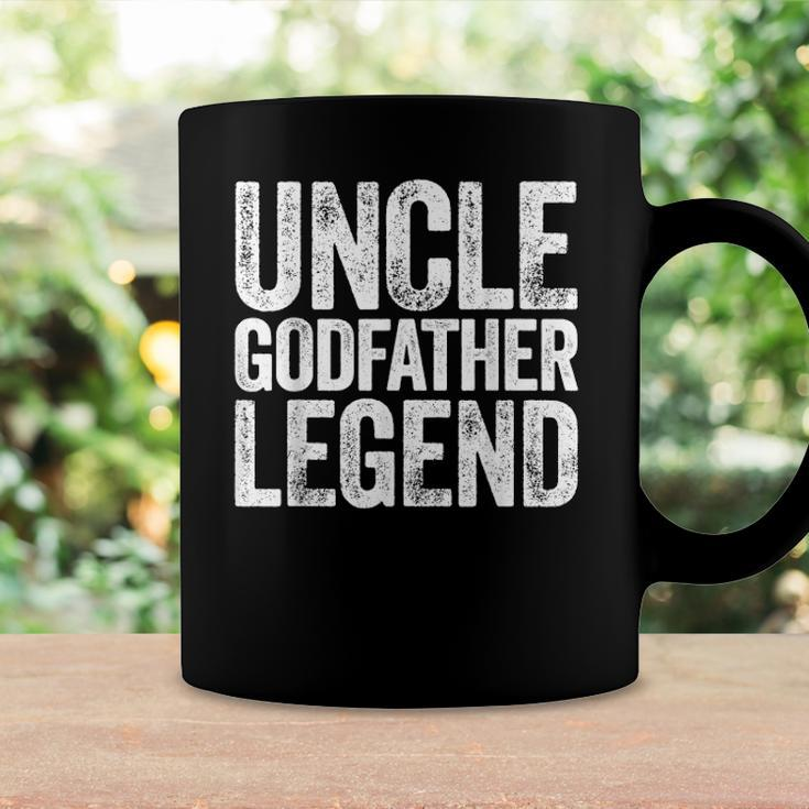 Mens Uncle Godfather Legend Happy Fathers Day Coffee Mug Gifts ideas