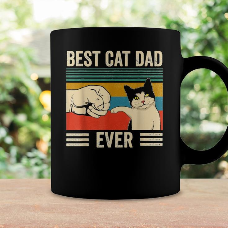 Mens Vintage Best Cat Dad Ever Bump Fit Classic Coffee Mug Gifts ideas