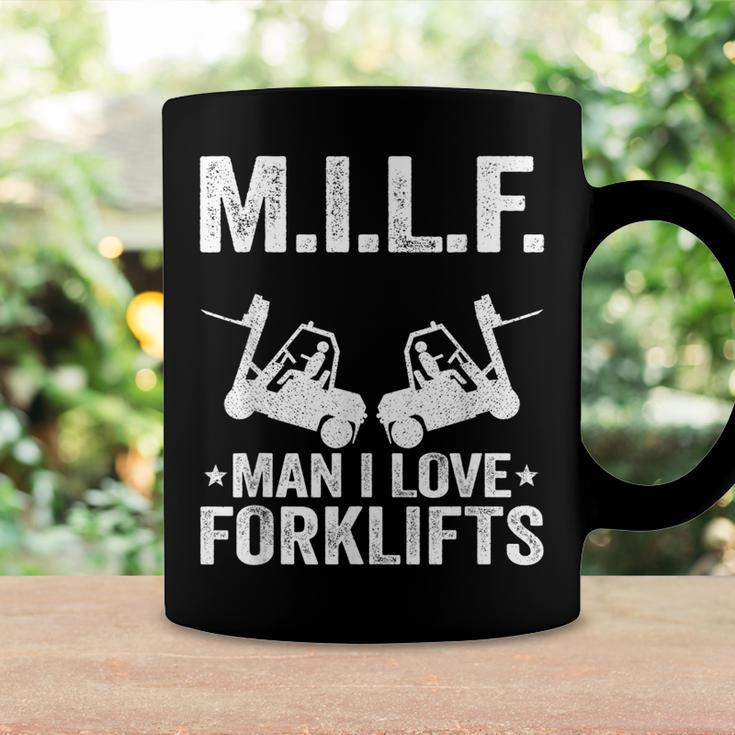 MILF Man I Love Forklifts Jokes Funny Forklift Driver Coffee Mug Gifts ideas