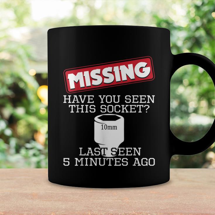 Missing Have You Seen This Socket Funny Race Car Enthusiast Coffee Mug Gifts ideas