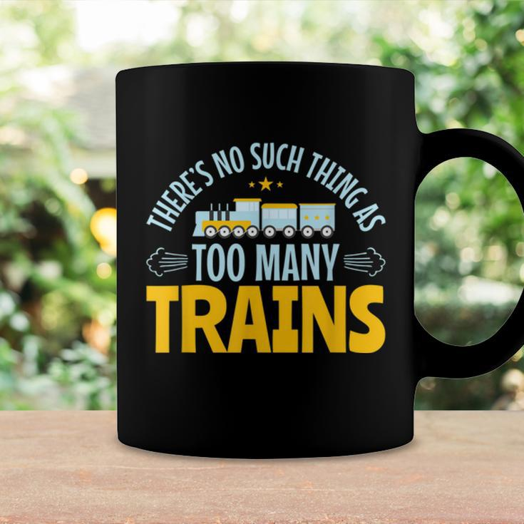 Model Train Lover Too Many Trains Railroad Collector Coffee Mug Gifts ideas
