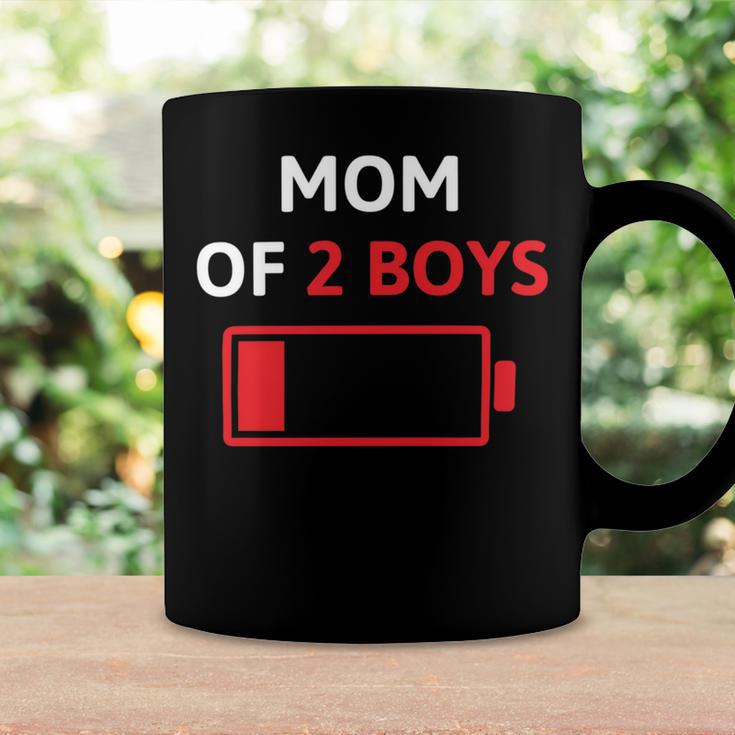 Mom Of 2 Boys Mothers Day Low Battery Coffee Mug Gifts ideas