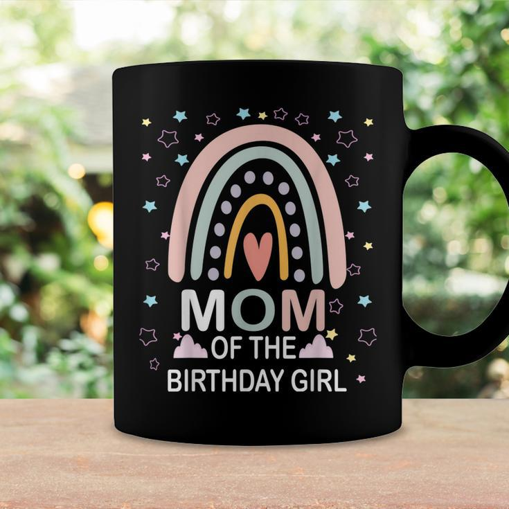 Mom Of The Birthday Girl Rainbow Family Matching Birthday Coffee Mug Gifts ideas