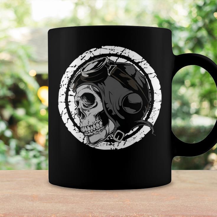 Motorcycle Skull With Helmet Dreaming 472 Shirt Coffee Mug Gifts ideas