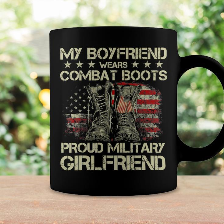 My Boyfriend Wears Combat Boots Proud Military Girlfriend T-Shirt Coffee Mug Gifts ideas
