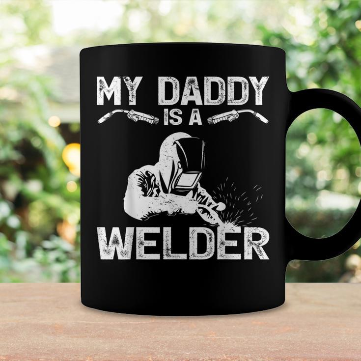 My Daddy Is A Welder Welding Girls Kids Boys Coffee Mug Gifts ideas