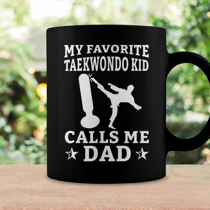My Favorite Taekwondo Kid Calls Me Dad Karate Judo Coffee Mug Gifts ideas