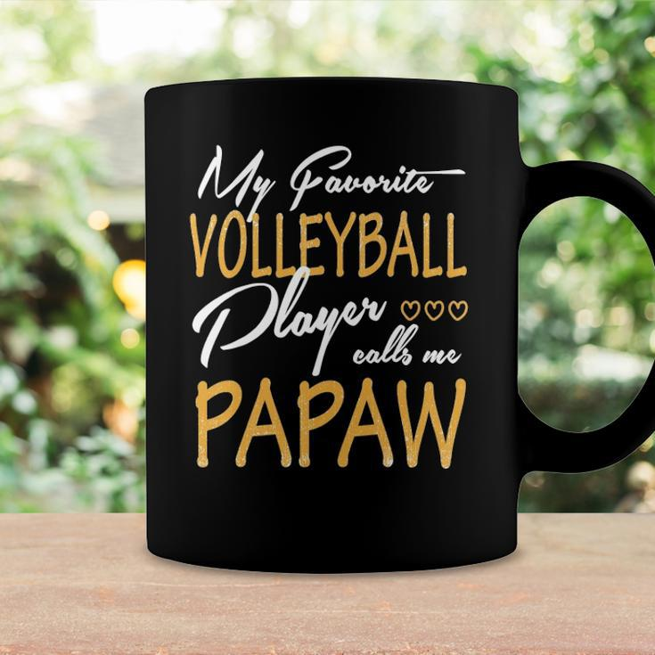 My Favorite Volleyball Player Calls Me Papaw Coffee Mug Gifts ideas
